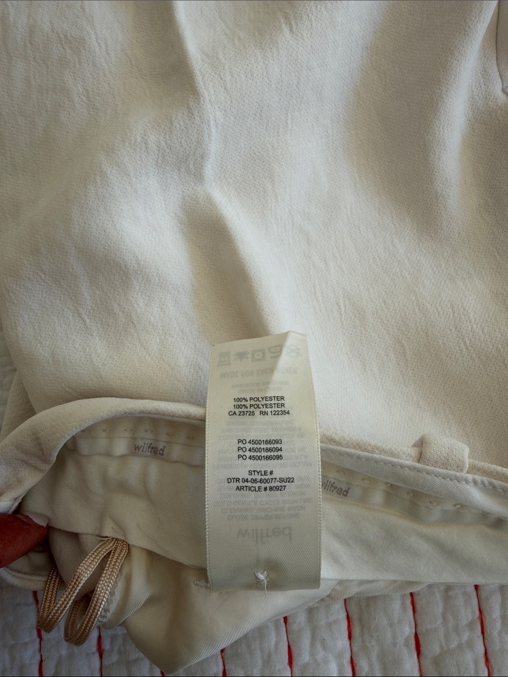Aritzia Wilfred Effortless 5" Short sz 10 gently used - Picture 9 of 12